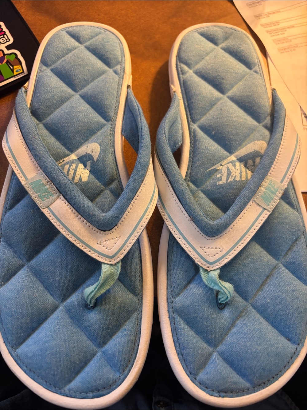 NikeQuilted Flip Flops